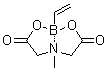structure of CAS# 1104636-73-8, 2-乙烯基-6-甲基-1,3,6,2-二氧氮杂硼杂环辛烷-4,8-二酮