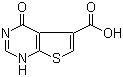 1,4-二氢-4-氧代噻吩并[2,3-d]嘧啶-5-羧酸分子结构 (CAS 1104926-91-1)