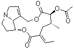 CAS # 11051-94-8, Crotastriatine, (12beta,15E)-12-(Acetyloxy)-18-norsenecionan-11,16-dione