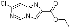 structure of CAS# 1105187-40-3, 7-氯咪唑并[1,2-c]嘧啶-2-羧酸乙酯