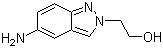 5-氨基-2H-吲唑-2-乙醇分子结构 (CAS 1105187-46-9)
