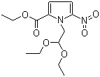 1-(2,2-二乙氧基乙基)-5-硝基-1H-吡咯-2-羧酸乙酯分子结构 (CAS 1105187-49-2)