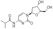 structure of CAS# 110522-75-3, N-异丁酰基-2'-脱氧胞苷