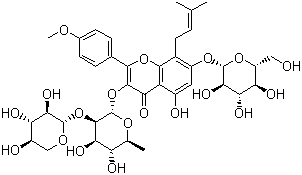 structure of CAS# 110623-73-9, 朝藿定 B