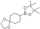structure of CAS# 1106871-37-7, 1,4-Dioxaspiro[4.5]decane-8-boronic acid pinacol ester