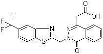唑泊司他分子结构 (CAS 110703-94-1)