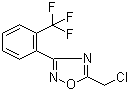 5-氯甲基-3-(2-三氟甲基苯基)-[1,2,4]恶二唑分子结构 (CAS 110704-47-7)