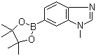 structure of CAS# 1107627-01-9, 1-甲基-1H-苯并咪唑-6-硼酸频哪醇酯