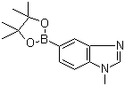 1-甲基-1H-苯并咪唑-5-硼酸嚬那醇酯分子结构 (CAS 1107627-02-0)