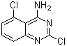 2,5-二氯-4-喹唑啉胺分子结构 (CAS 1107695-06-6)