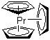 三(环戊二烯)镨分子结构 (CAS 11077-59-1)