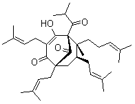 structure of CAS# 11079-53-1, 贯叶金丝桃素