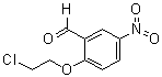 2-(2-氯乙氧基)-5-硝基苯甲醛分子结构 (CAS 110837-53-1)