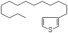 3-十四烷基噻吩分子结构 (CAS 110851-66-6)