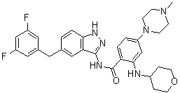 structure of CAS# 1108743-60-7, 恩曲替尼