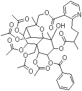 structure of CAS# 11088-09-8, Wilforine