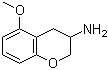 structure of CAS# 110927-03-2, 3,4-Dihydro-5-methoxy-2H-1-benzopyran-3-amine