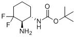 叔-丁基((1S,2R)-2-氨基-3,3-二氟环己基)氨基甲酸酯分子结构 (CAS 1109284-46-9)
