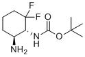 叔-丁基((1R,6S)-6-氨基-2,2-二氟环己基)氨基甲酸酯分子结构 (CAS 1109284-47-0)
