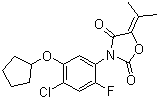 CAS 登录号：110956-75-7, 环戊恶草酮