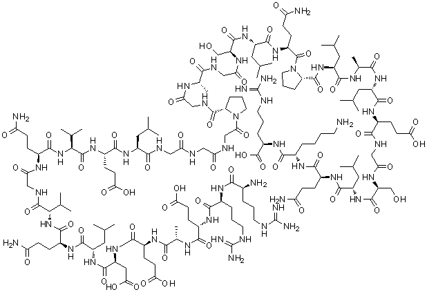 structure of CAS# 11097-48-6, 胰岛素原连接肽