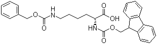structure of CAS# 110990-07-3, N-Fmoc-N'-Cbz-D-lysine