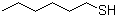 1-Hexanethiol molecular structure (CAS 111-31-9)