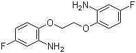 2,2'-[1,2-乙二基双(氧)]双[5-氟苯胺]分子结构 (CAS 111040-95-0)