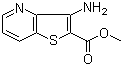 3-氨基噻吩并[3,2-b]吡啶-2-甲酸甲酯分子结构 (CAS 111042-90-1)