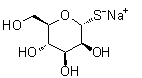 1-硫代-alpha-D-吡喃甘露糖单钠盐分子结构 (CAS 111057-34-2)