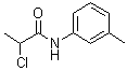 2-氯-N-(3-甲基苯基)丙酰胺分子结构 (CAS 111057-88-6)