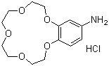 structure of CAS# 111076-66-5, 4'-氨基苯并-15-冠醚-5 盐酸盐