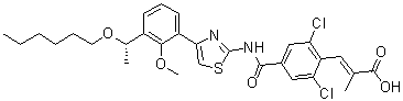 Lusutrombopag分子结构 (CAS 1110766-97-6)