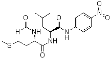 CAS # 111150-07-3, N-Formyl-L-methionyl-N-(4-nitrophenyl)-L-leucinamide