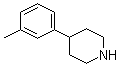 structure of CAS# 111153-83-4, 4-(3-Methylphenyl)piperidine