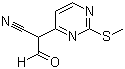 2-(2-甲硫基嘧啶-4-基)-3-氧代丙腈分子结构 (CAS 1111637-81-0)