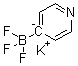 三氟-4-吡啶基硼酸钾分子结构 (CAS 1111732-87-6)