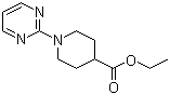 1-嘧啶-2-基哌啶-4-甲酸乙酯分子结构 (CAS 111247-60-0)