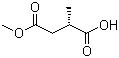 structure of CAS# 111266-27-4, (2S)-Methylbutanedioic acid 4-methyl ester