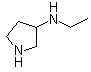 structure of CAS# 111390-22-8, 3-乙基氨基吡咯烷
