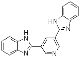 CAS # 111397-62-7, 2,2'-(3,5-Pyridinediyl)bis[1H-benzimidazole]