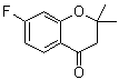 7-氟-2,3-二氢-2,2-二甲基-4H-1-苯并吡喃-4-酮分子结构 (CAS 111477-98-6)