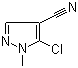 structure of CAS# 111493-52-8, 5-氯-1-甲基-1H-吡唑-4-甲腈