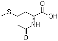 structure of CAS# 1115-47-5, N-乙酰-DL-蛋氨酸