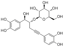 尼亚希木脂素苷分子结构 (CAS 111518-94-6)