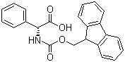 N-芴甲氧羰基-D-苯基甘氨酸分子结构 (CAS 111524-95-9)