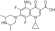 司帕沙星分子结构 (CAS 111542-93-9)