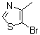 5-溴-4-甲基-1,3-噻唑分子结构 (CAS 111600-83-0)