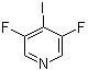 3,5-二氟-4-碘吡啶分子结构 (CAS 1116099-07-0)