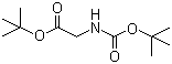 N-叔丁氧羰基甘氨酸叔丁酯分子结构 (CAS 111652-20-1)